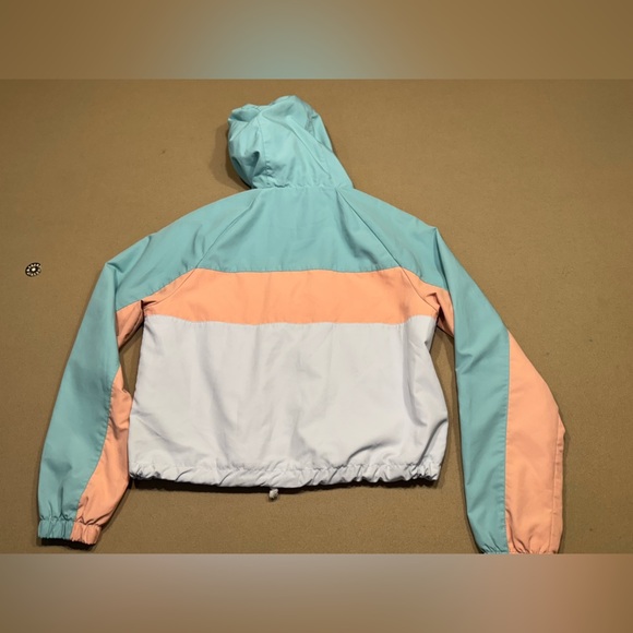 Hollister Teal and Peach Jacket - Picture 3 of 7